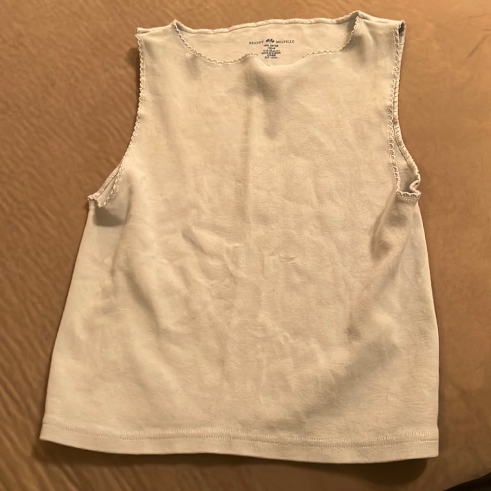 Brandy Melville baby blue tank top one size